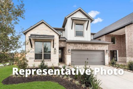 New construction Single-Family house 16751 Williams Gully Trail, Humble, TX 77346 The Park Avenue- photo 0 0