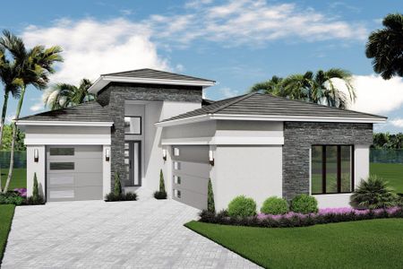 New construction Single-Family house Bermuda, 8532 Crystal Downs Avenue, Boca Raton, FL 33434 - photo