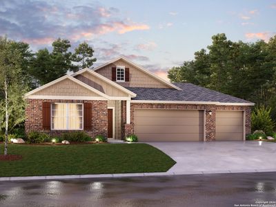 New construction Single-Family house 113 Pendleton Cove, Floresville, TX 78114 Kingsley- photo 0 0