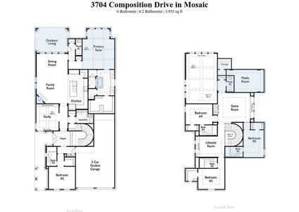 New construction Single-Family house 3704 Composition Drive, Celina, TX 75078 566 Plan- photo 1 1