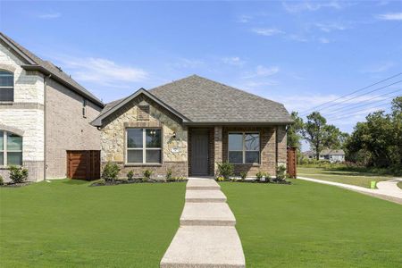 New construction Single-Family house 1901 Harmony Pine Way, Mesquite, TX 75181 Bastrop- photo 0