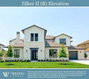 New construction Single-Family house 903 Tomichi Trail, Austin, TX 78738 The Zilker II- photo 0
