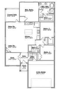 New construction Single-Family house Floor Plan 1754, 20107 Sedona Park Drive, Hockley, TX 77447 - photo