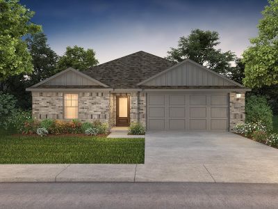 New construction Single-Family house 10640 Potawatomi Lane, Saginaw, TX 76179 The Preston- photo 0