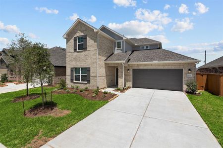 New construction Single-Family house 8626 Jetty Glen Drive, Cypress, TX 77433 Livingston - Smart Series- photo 0 0