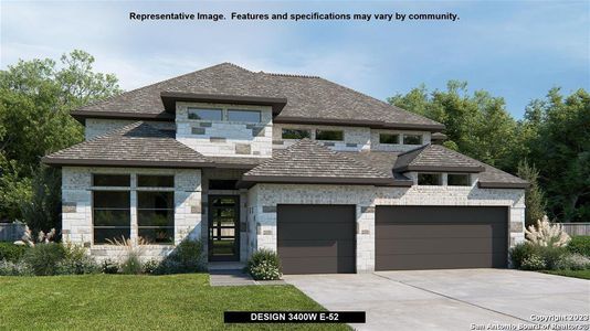 New construction Single-Family house 14824 Mapleton Hill, San Antonio, TX 78245 Design 3400W- photo 0