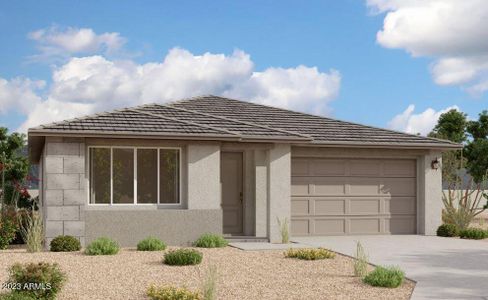 New construction Single-Family house 9403 E Steno Avenue, Mesa, AZ 85212 Violet Homeplan- photo 0