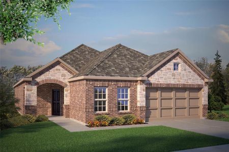 New construction Single-Family house 5237 Mountain View Drive, Krum, TX 76249 ENCINO- photo 0 0