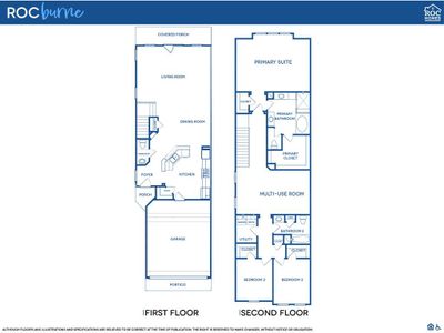 The ROCburne's floor plan has a focus on privacy and functionality, with living spaces on the ground floor and 3 bedrooms on the second floor.