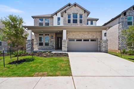 New construction Single-Family house 1816 Sawmill Crossing, Round Rock, TX 78665 Garner- photo 37 37