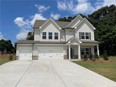 New construction Single-Family house 157 Cherokee Rose Lane, Hoschton, GA 30548 Sidney- photo 0