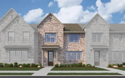 New construction Townhouse house 2636 Red Tailed Hawk Lane, McKinney, TX 75071 Aurora Old World- photo 0