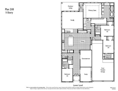 New construction Single-Family house 7915 Trillium Hollow Court, Katy, TX 77493 218 Plan- photo 1 1