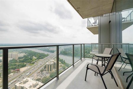 38th Floor facing Southeast with views of Lady Bird Lake and downtown