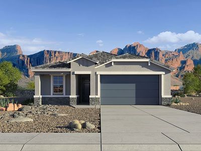 New construction Single-Family house 35961 West San Ildefanso Avenue, Maricopa, AZ 85138 - photo 2 2