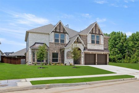 New construction Single-Family house 2552 Amber Ridge Lane, Grand Prairie, TX 75054 Brentwood 3F (w/Media)- photo 1 1