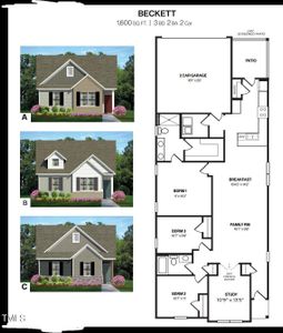 New construction Single-Family house 508 Ginger Mint Circle, Knightdale, NC 27545 SPENCER- photo