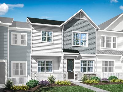 New construction Townhouse house Plan 3, 5907 Wetlands Alley, Charlotte, NC 28215 - photo