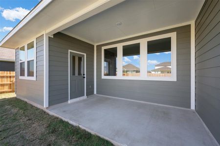 New construction Single-Family house 1003 Casola Cv, Hutto, TX 78634 Lancaster Homeplan- photo 38 38