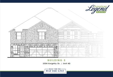 New construction Townhouse house 3504 Knightly Drive, Lewisville, TX 75056 - photo 0