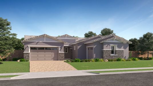 New construction Single-Family house 23181 E Nightingale Rd, Queen Creek, AZ 85142 Revelation Plan 6081- photo 0