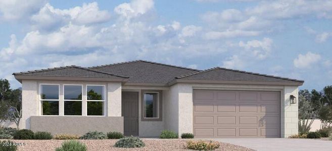 New construction Single-Family house 2623 E Hollywood Ike Avenue, San Tan Valley, AZ 85140 Topaz Homeplan- photo 0