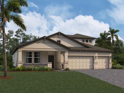 New construction Single-Family house 10609 New Morning Drive, Tampa, FL 33647 Corina  III Bonus- photo 0
