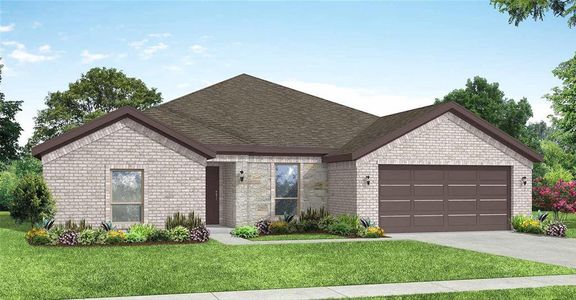 New construction Single-Family house 2645 Streamside Drive, Burleson, TX 76028 Hampton II- photo 0