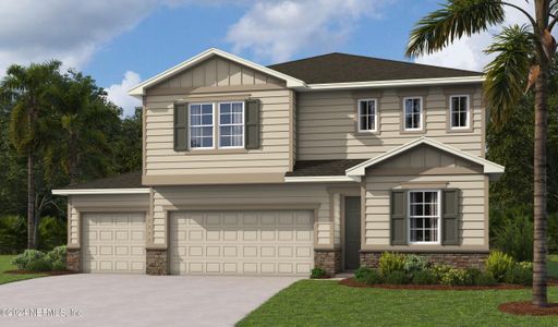 New construction Single-Family house 95402 Woodbridge Parkway, Fernandina Beach, FL 32034 Moonstone- photo 0
