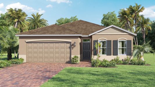 New construction Single-Family house 1426 Criswell Lane Se, Palm Bay, FL 32909 Delray- photo 0