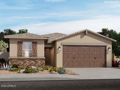 New construction Single-Family house 16077 W Cottontail Lane, Surprise, AZ 85387 Sierra- photo 0