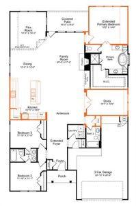 New construction Single-Family house 104 Civita Rd, Liberty Hill, TX 78642 Richmond D- photo 20 20