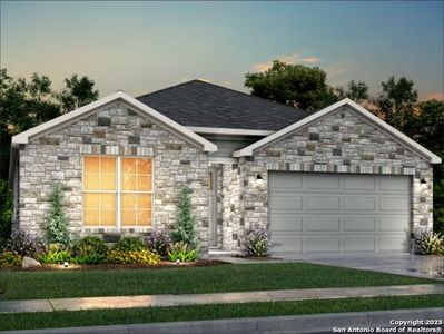 New construction Single-Family house 7017 Hayes Horizon, San Antonio, TX 78233 Zen- photo 0