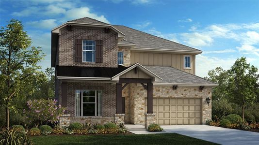 New construction Single-Family house 245 Reata Ridge Loop, Liberty Hill, TX 78642 Parmer- photo 0 0
