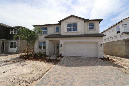 New construction Single-Family house 38152 Cobble Creek Boulevard, Zephyrhills, FL 33540 Mira Lago- photo 1 1