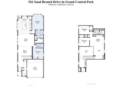 New construction Single-Family house 541 Sand Branch Drive, Conroe, TX 77304 Ellington Plan- photo