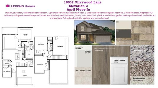 New construction Single-Family house 16652 Olivewood Lane, Conroe, TX 77302 Salerno- photo 29 29
