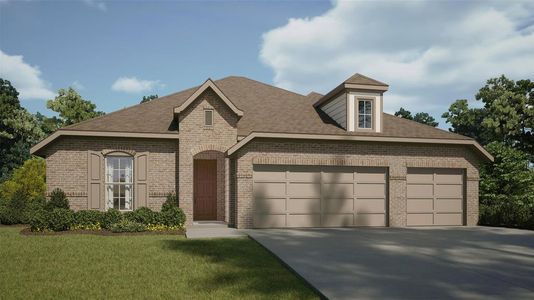 New construction Single-Family house 4012 Cherrybark, Denton, TX 76208 The Lockhart- photo