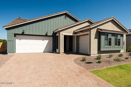 New construction Single-Family house 3088 East Flintlock Drive, Queen Creek, AZ 85142 Flagstaff II- photo 0