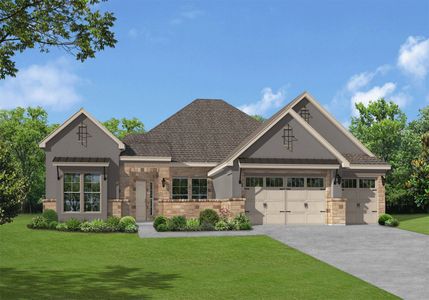 New construction Single-Family house 7613 Trinity Pines Drive, Montgomery, TX 77316 Perugia- photo 0