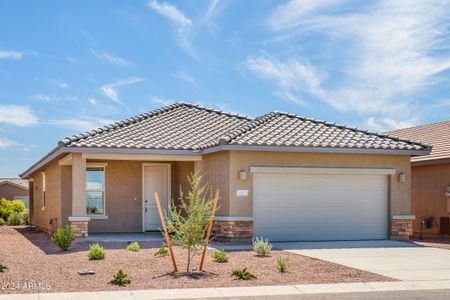 New construction Single-Family house 42025 W Celebration Lane, Maricopa, AZ 85138 Bowie- photo 0