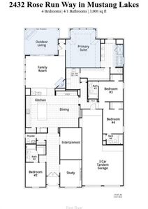 New construction Single-Family house 2432 Rose Run Way, Celina, TX 75009 218 Plan- photo