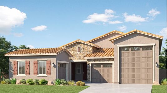 New construction Single-Family house Explorer Plan 5583, 17043 W West Wind Drive, Surprise, AZ 85387 - photo