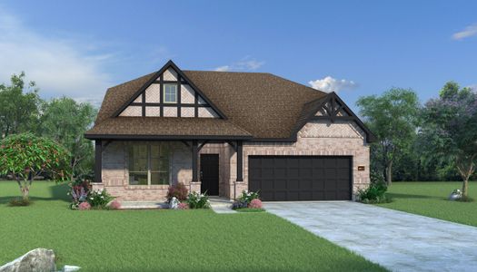 New construction Single-Family house 14036 Comet Place, Fort Worth, TX 76052 Walnut II T- photo 2 2