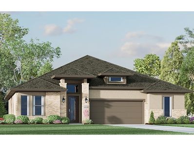 New construction Single-Family house 7438 Netherfield Lane, Katy, TX 77493 Somervell- photo 1 1