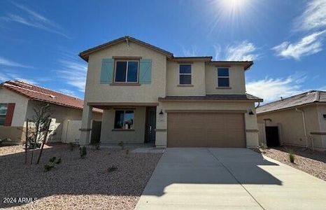 New construction Single-Family house 7499 E Sweet Honey Lane, San Tan Valley, AZ 85143 Aspen- photo 0