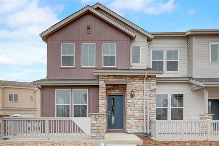 New construction Townhouse house 5483 Euclid Court, Timnath, CO 80547 Plan 305- photo 0