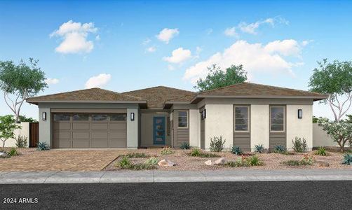 New construction Single-Family house 22700 E Twin Acres Drive, Queen Creek, AZ 85142 Verde Plan 5510- photo 0