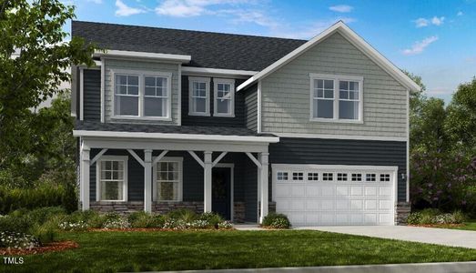 New construction Single-Family house 641 Sun Meadow Drive, Wake Forest, NC 27587 Bedford- photo 0