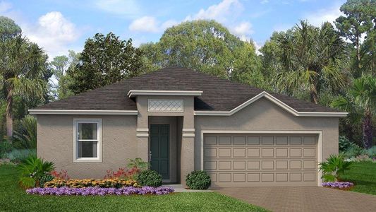 New construction Single-Family house 1225 Parnell Street, Haines City, FL 33844 Aspire- photo 0